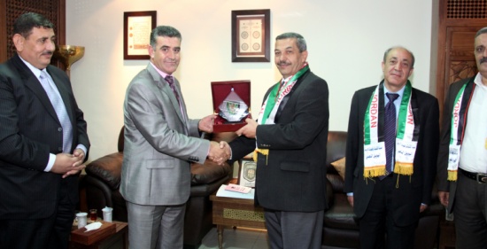 رئيس جامعة البلقاء التطبيقية يستقبل رئيس وأعضاء جمعية المكتبات والمعلومات الأردنية